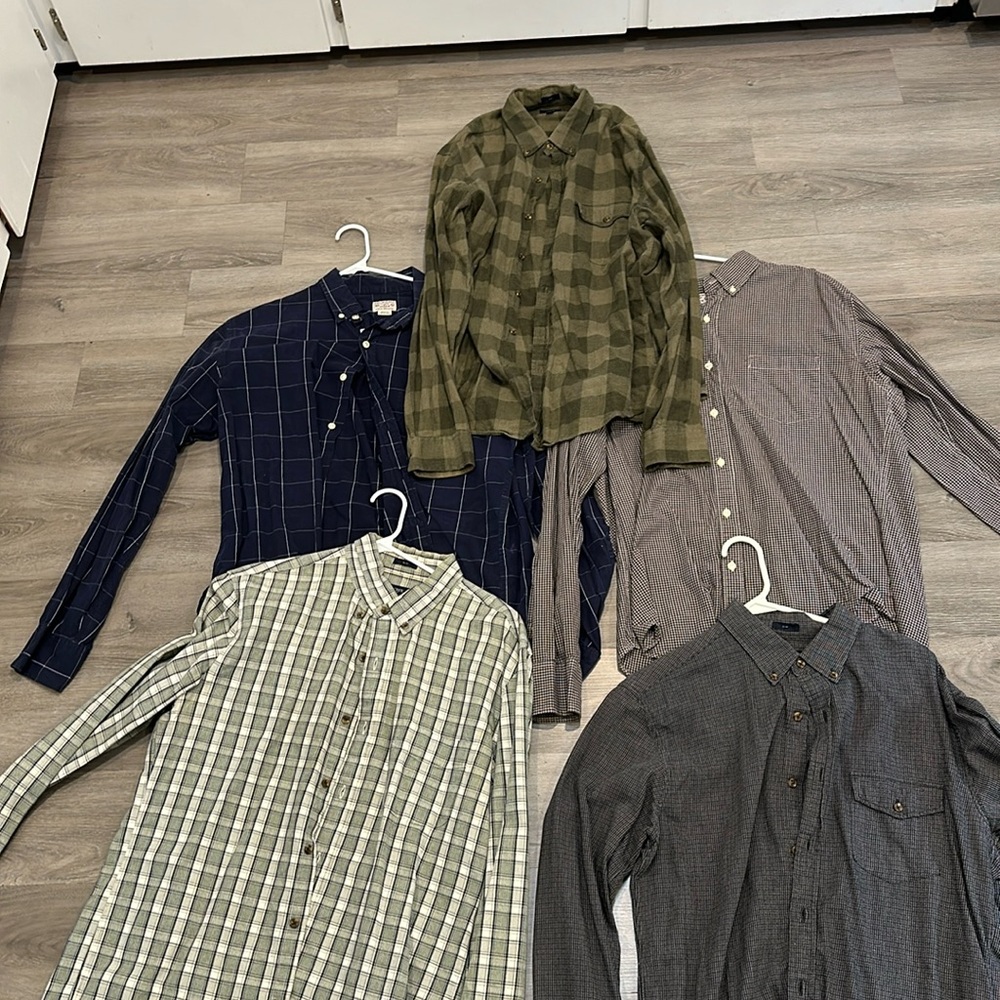 J. Crew 5 Pack of Button Down Shirts
